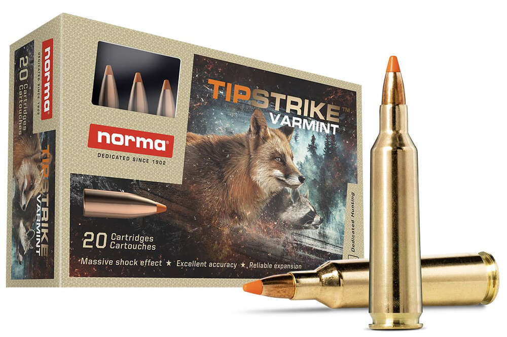 Ammunition Norma Ammunition 1534 ft lbs 22 250 NORMA 20157372 22250     55   TIPSTRIKE-VAR  20/10